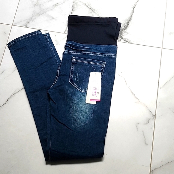Maternity high waist skinny jeans size M - Picture 3 of 4
